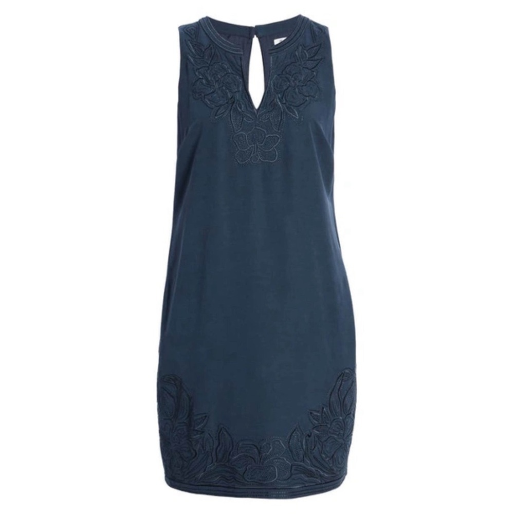 TOMMY BAHAMA • Fuji Garden Embroidered Silk Shift Dress